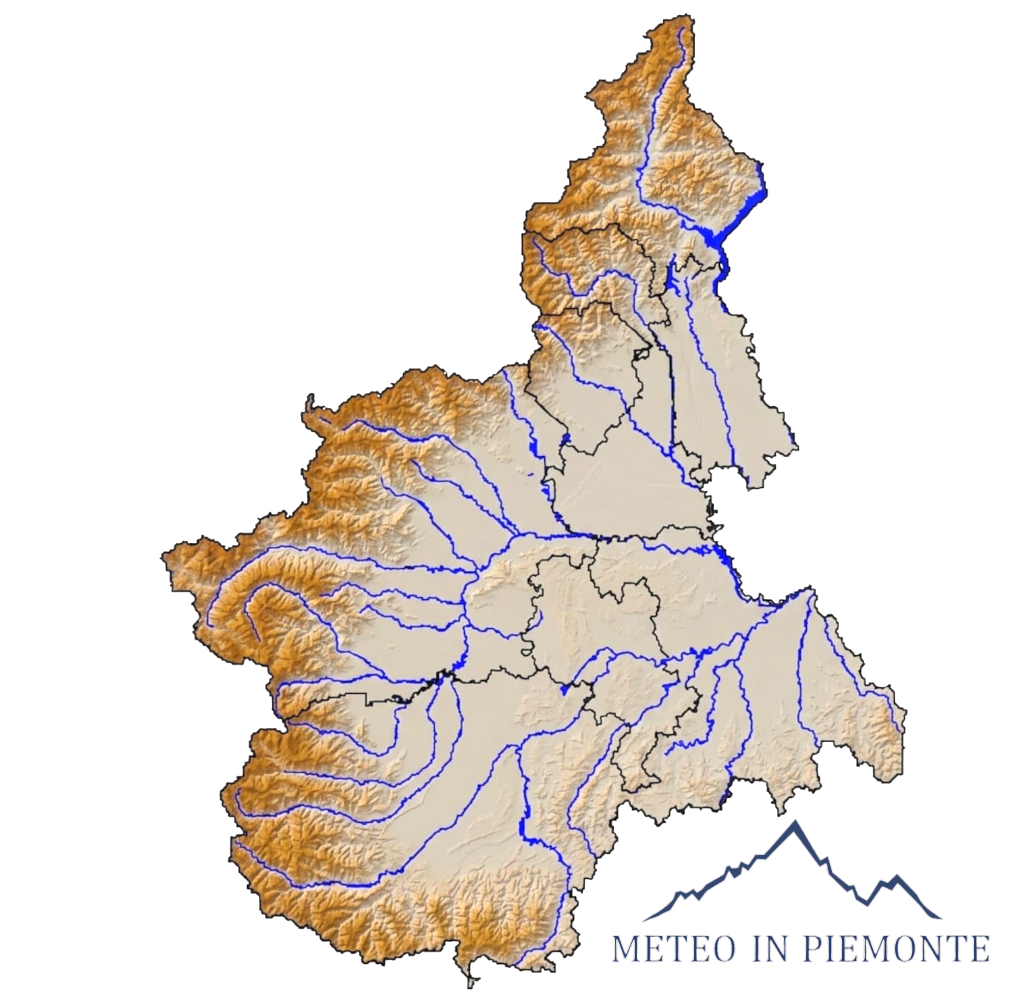 Cartina Piemonte
