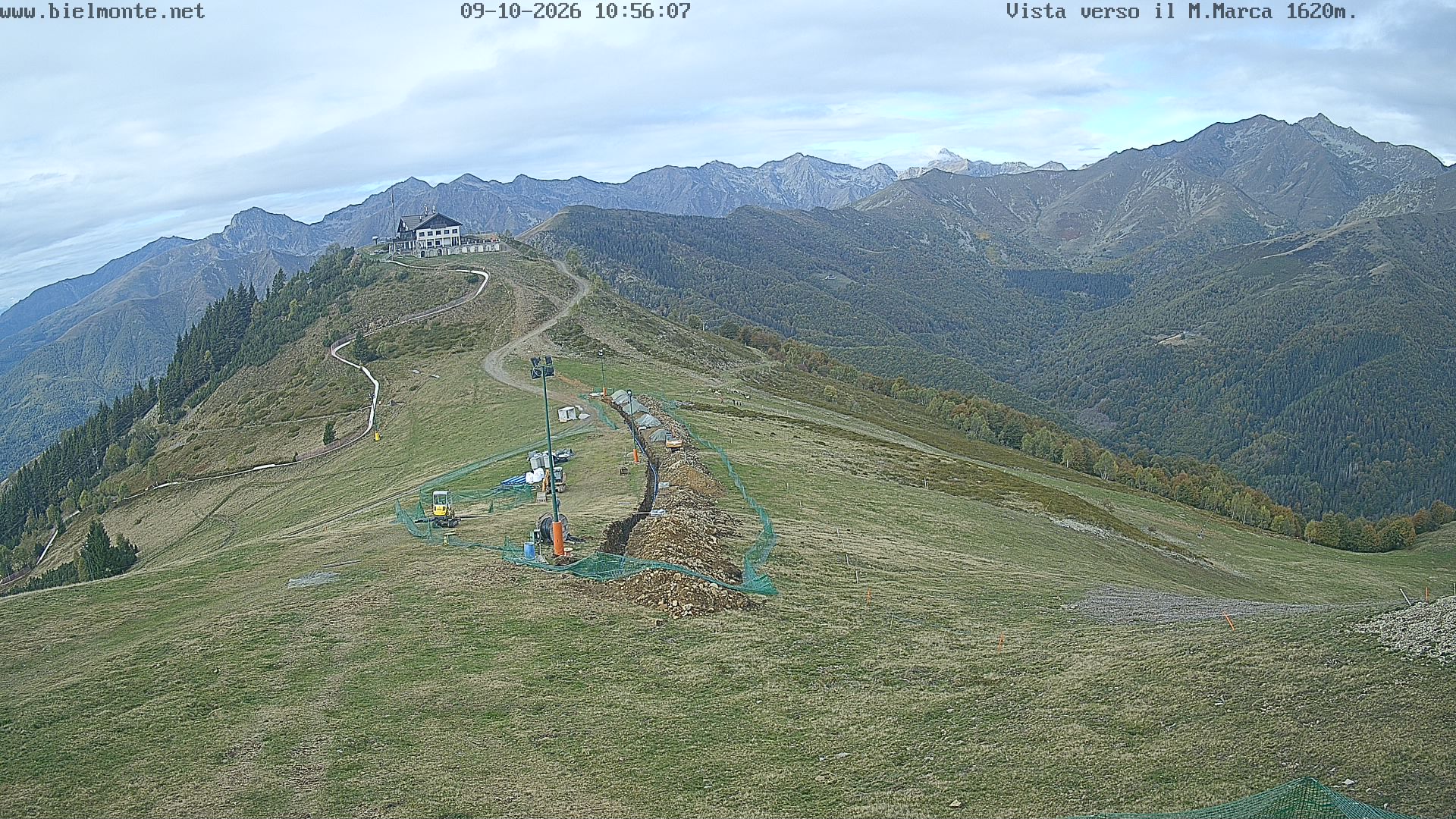 Bielmonte (BI) - Intermedio Moncerchio, vista sul Monte Marca